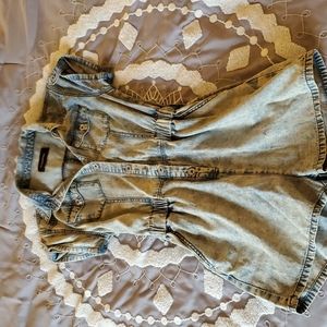 MINKPINK Denim Romper